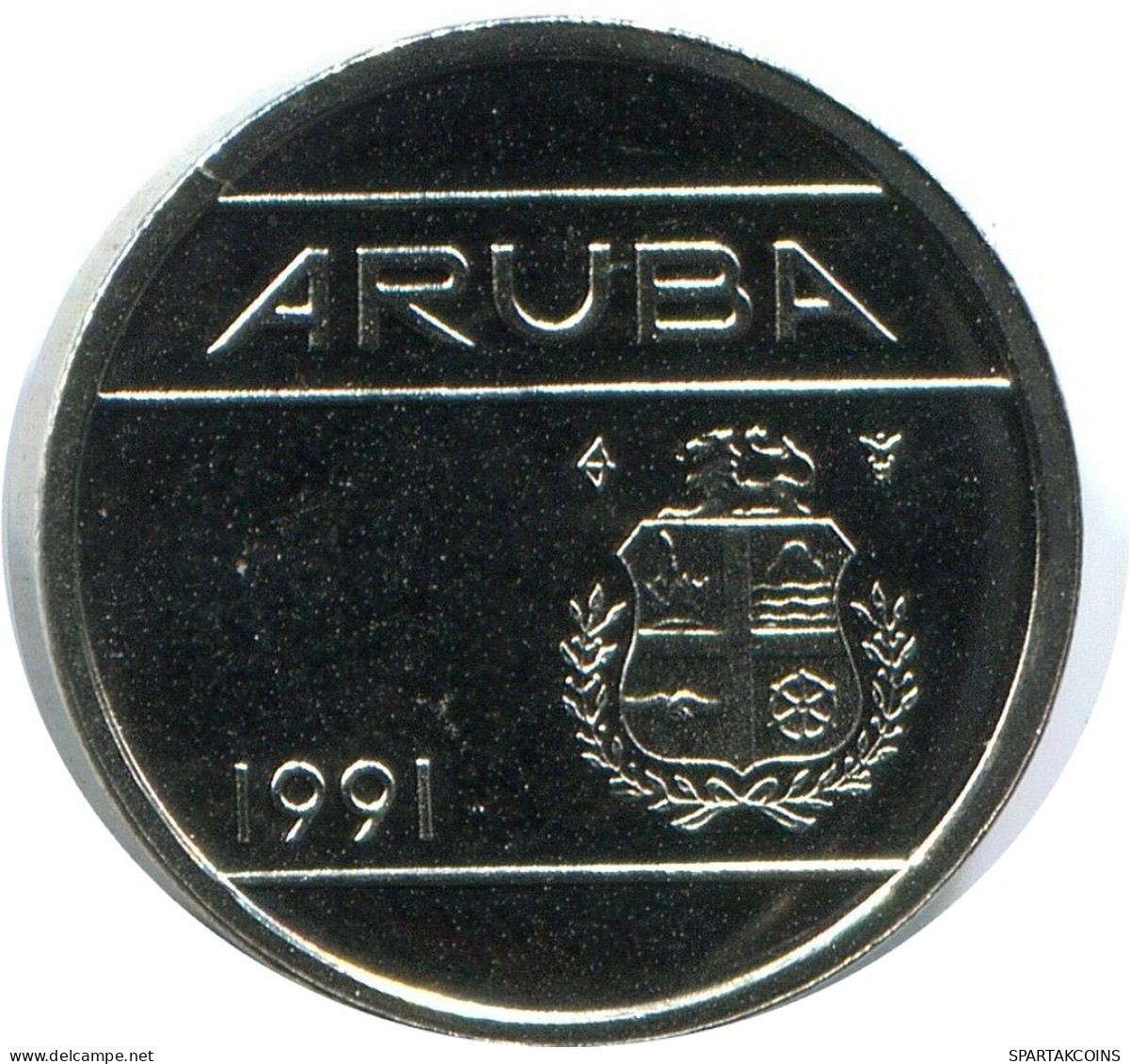 5 CENTS 1991 ARUBA Pièce (From BU Mint Set) #AH112.F - Aruba