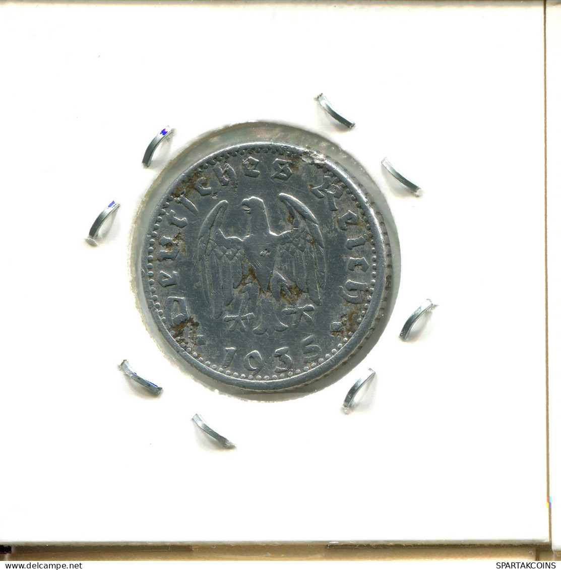 50 REICHSPFENNIG 1935 G ALLEMAGNE Pièce GERMANY #DA428.2.F - 50 Reichspfennig