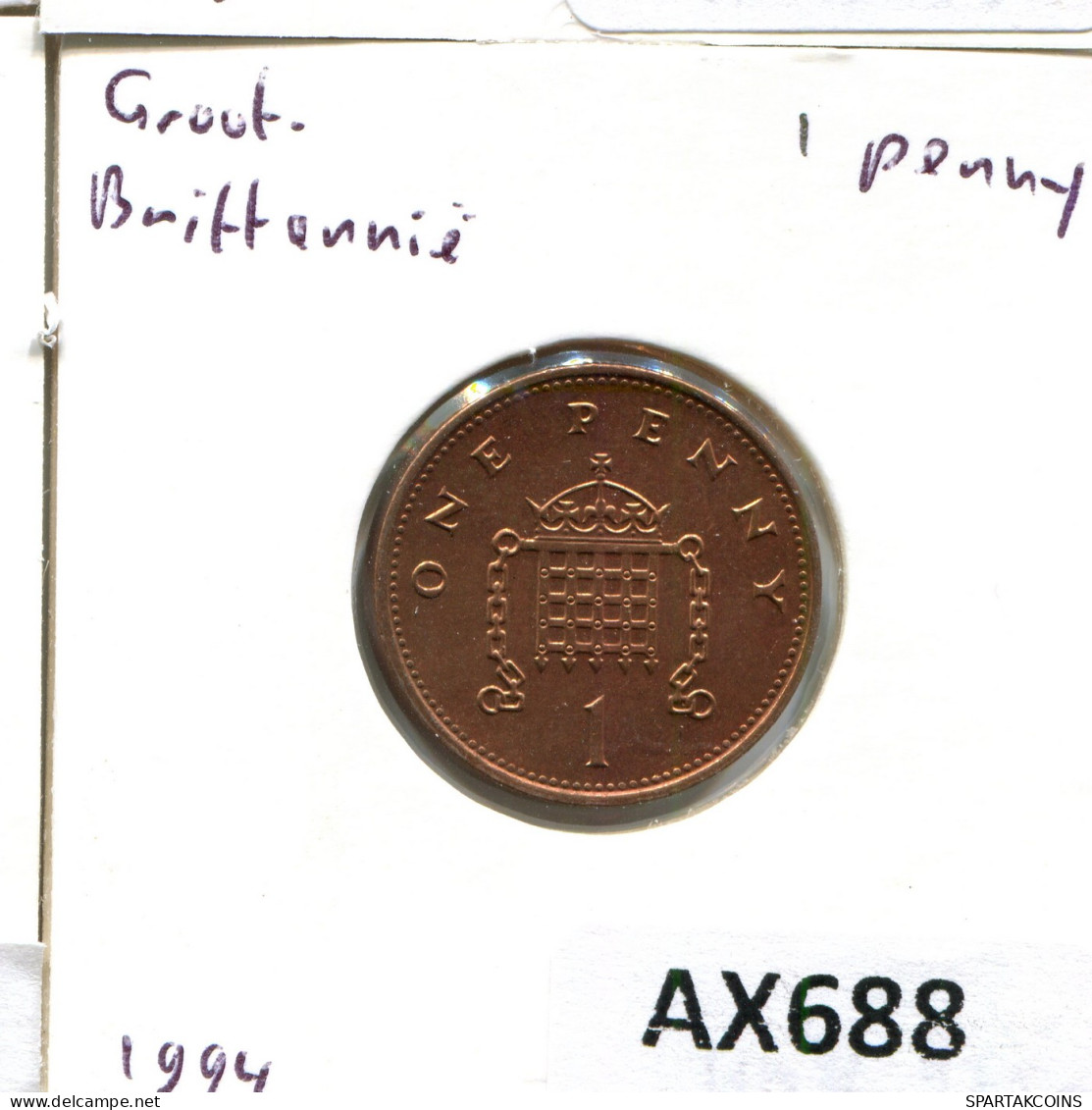 PENNY 1994 UK GRANDE-BRETAGNE GREAT BRITAIN Pièce #AX688.F - 1 Penny & 1 New Penny