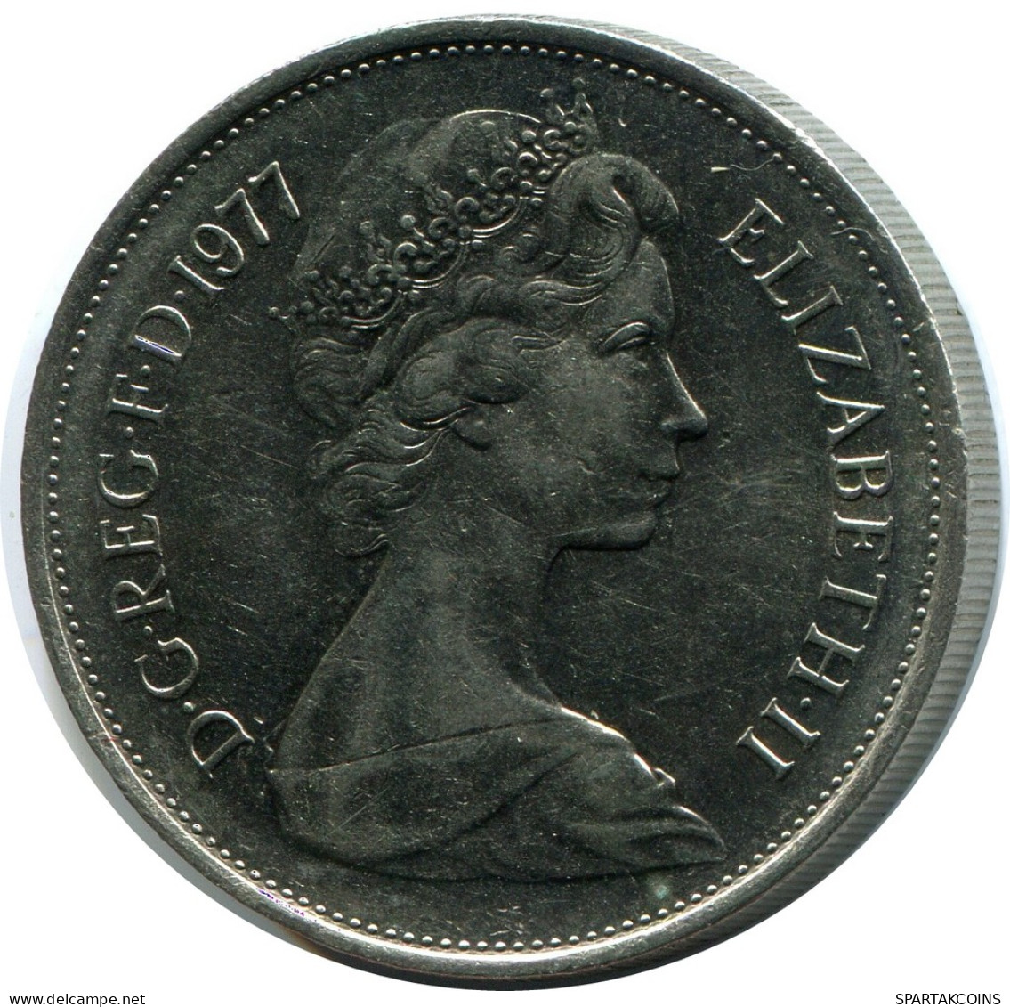 10 NEW PENCE 1977 UK GRANDE-BRETAGNE GREAT BRITAIN Pièce #AZ023.F - 10 Pence & 10 New Pence