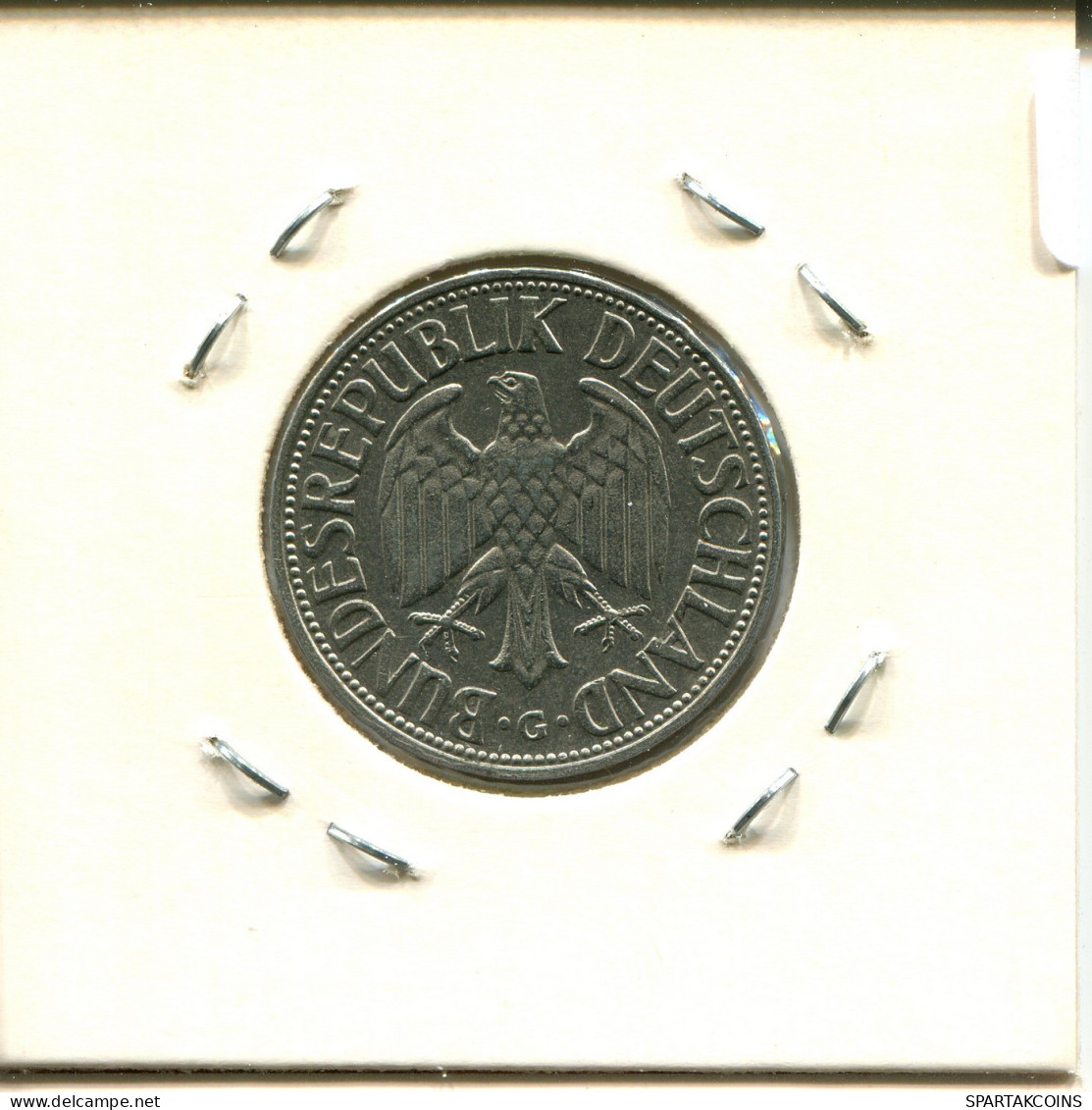1 DM 1967 G WEST & UNIFIED GERMANY Coin #DB753.U - 1 Mark