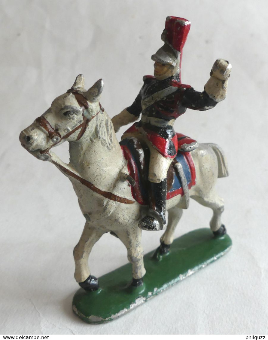 FIGURINE QUIRALU CAVALIER GARDE REPUBLICAIN TIMBALLIER Incomplet A - Quiralu