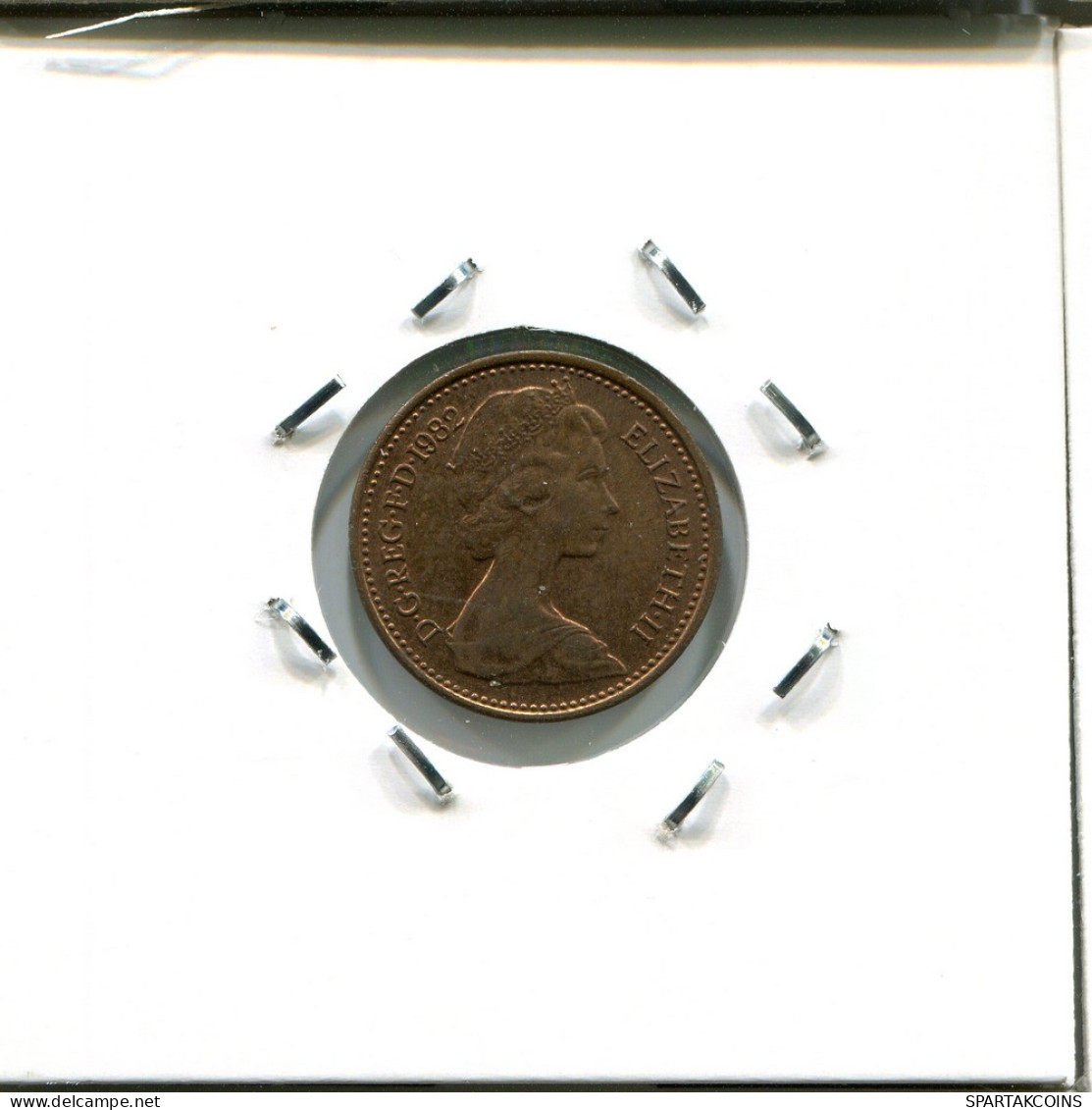 PENNY 1982 UK GREAT BRITAIN Coin #AR363.U - 1 Penny & 1 New Penny