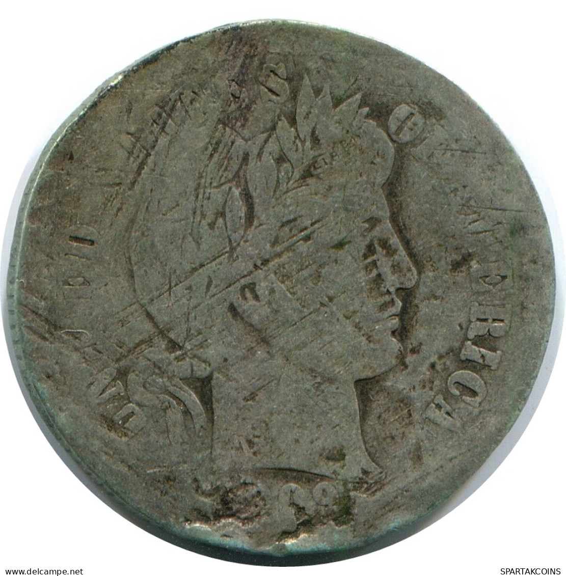 10 CENTS 1909 USA SILVER Coin #AR965.U - 2, 3 & 20 Cents