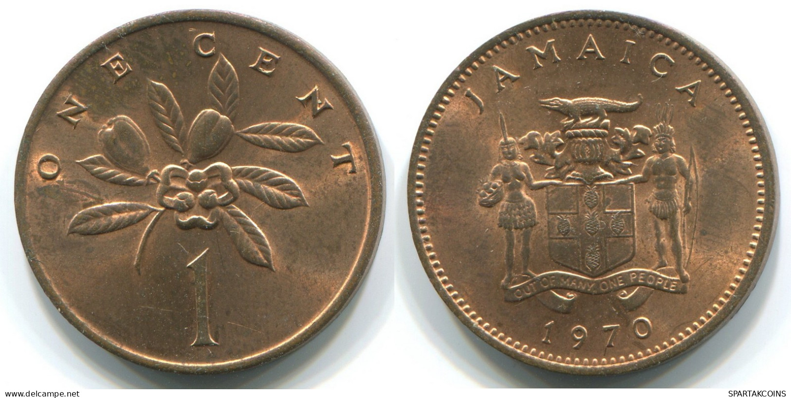 1 CENT 1970 JAMAICA Coin #WW1185.U - Jamaica