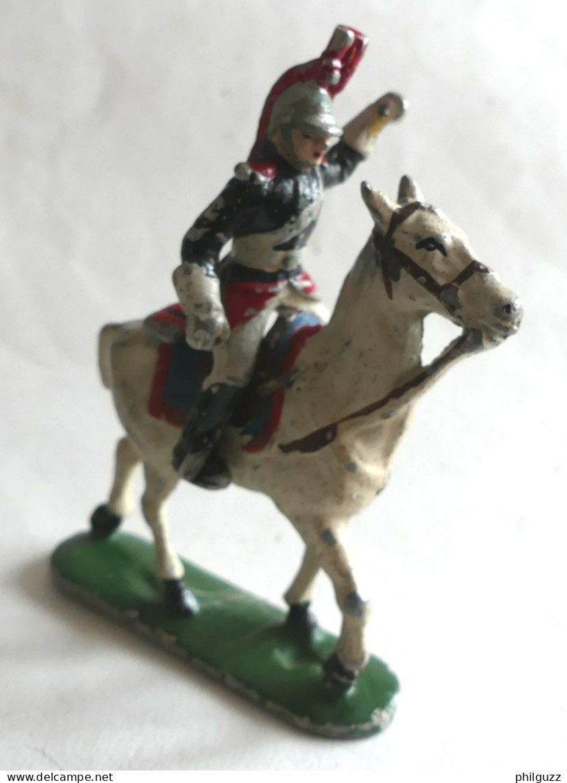 FIGURINE QUIRALU CAVALIER GARDE REPUBLICAIN TIMBALLIER Incomplet B - Quiralu