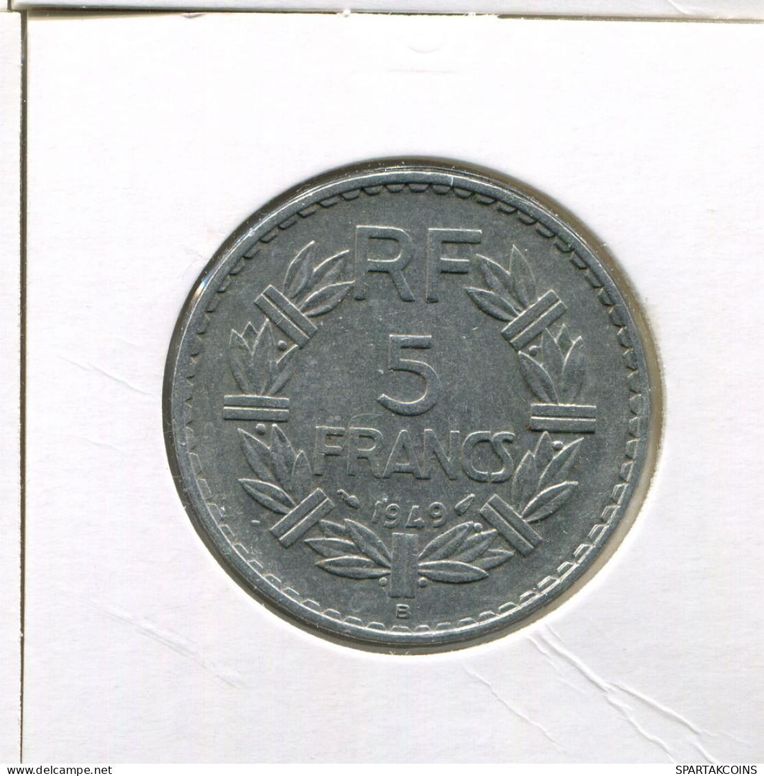 5 FRANCS 1949 B FRANCE French Coin #AK768 - 5 Francs