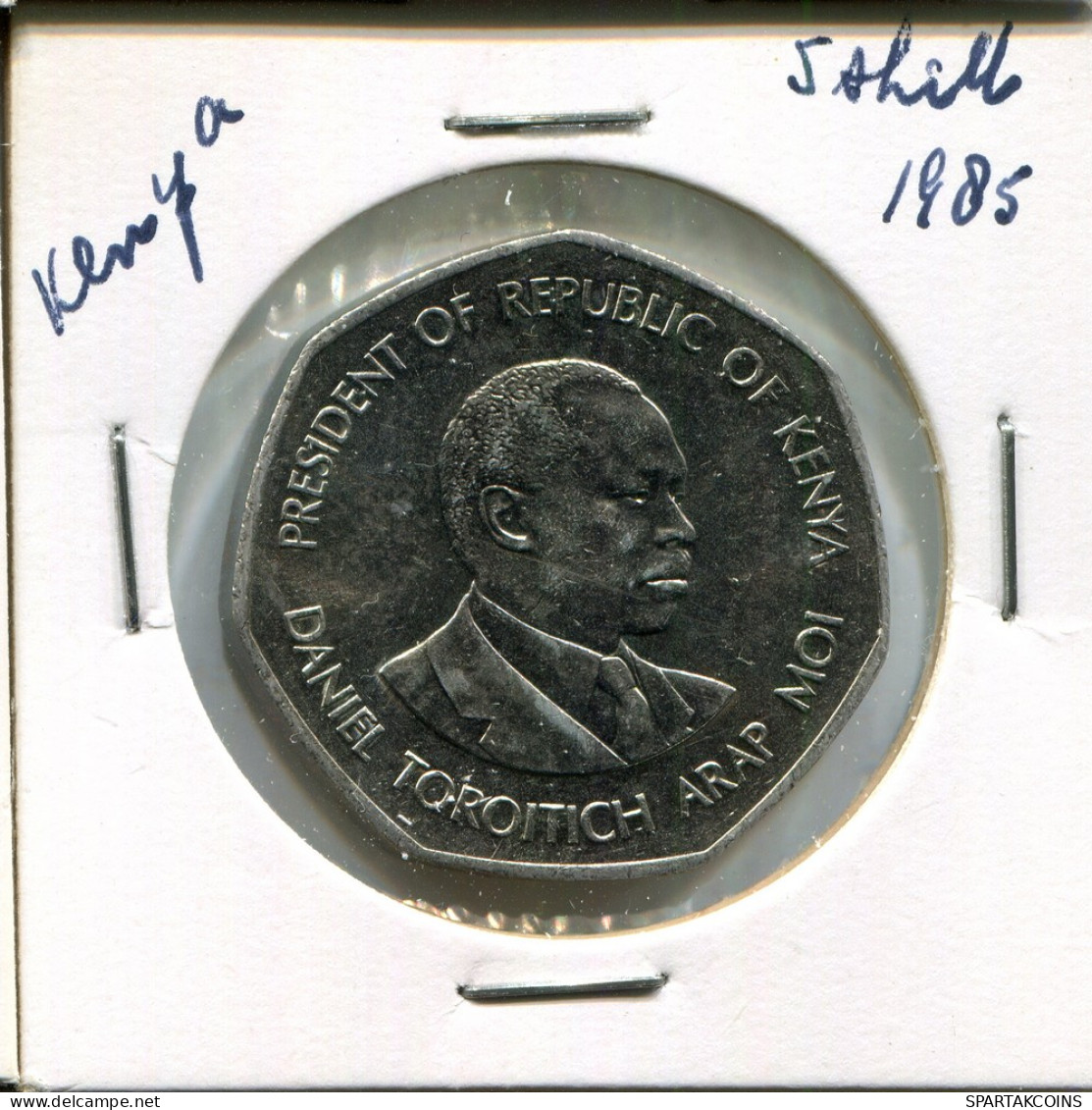 5 SHILLINGS 1985 KENYA Coin #AN747.U - Kenya