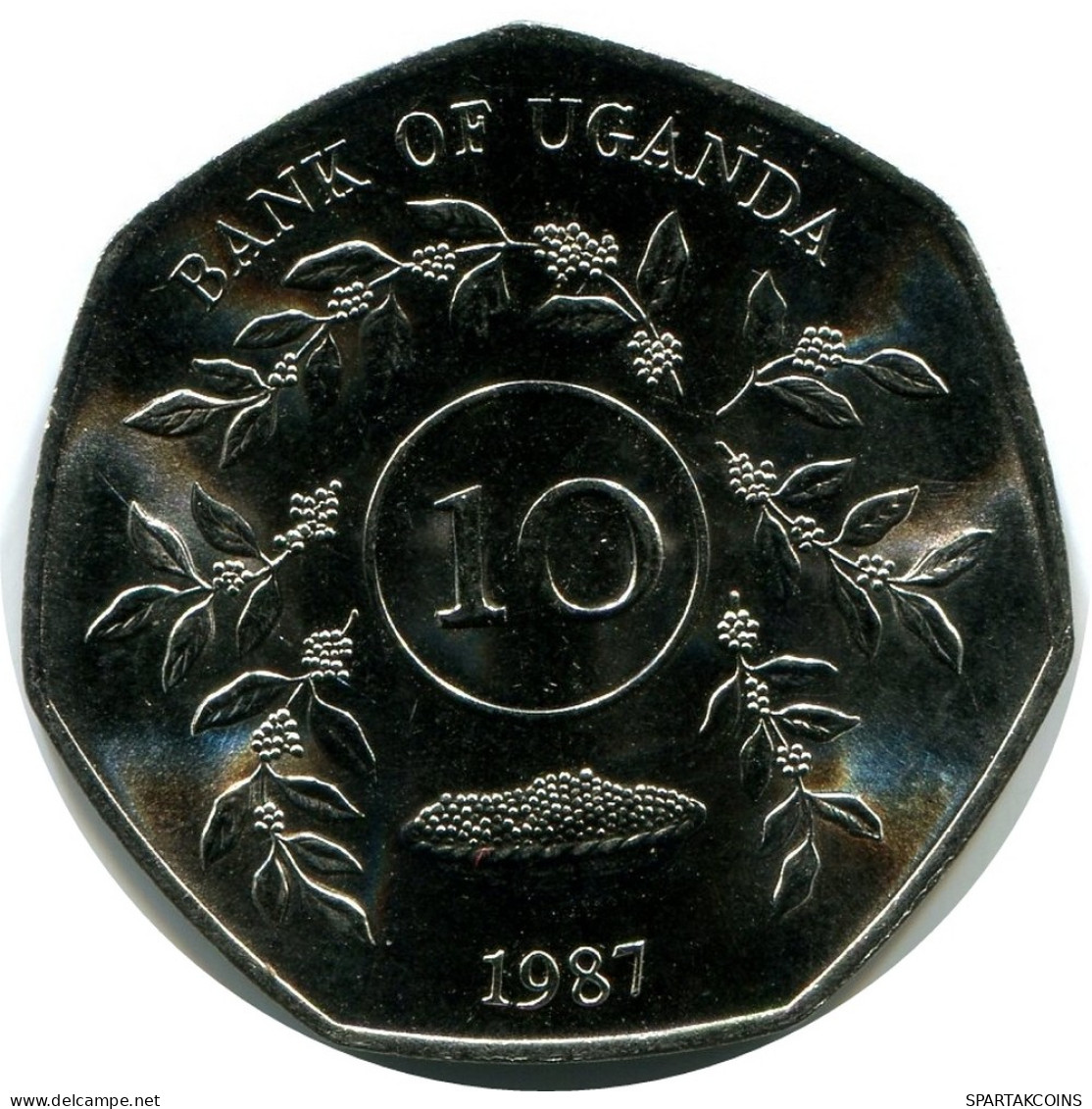 10 SHILLINGS 1987 UGANDA UNC Coin #M10207.U - Oeganda