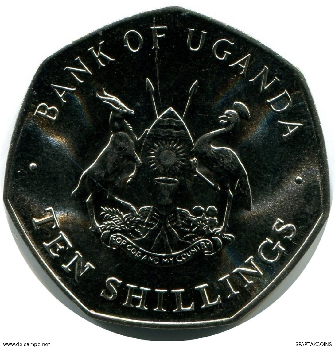 10 SHILLINGS 1987 UGANDA UNC Coin #M10207.U - Uganda