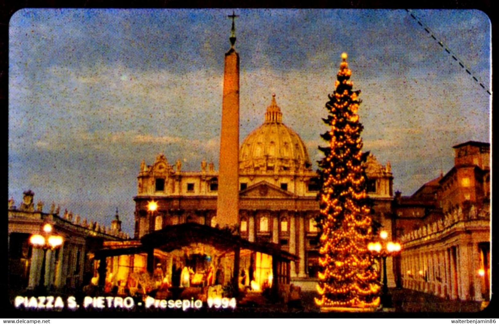 G VA 16 C&C 6016 SCHEDA TELEFONICA NUOVA MAGNETIZZATA VATICANO PRESEPIO 1994 OCR COME FOTO - Vatican