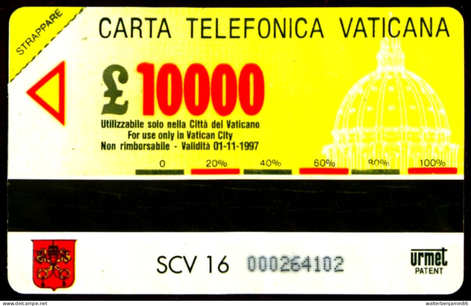 G VA 16 C&C 6016 SCHEDA TELEFONICA NUOVA MAGNETIZZATA VATICANO PRESEPIO 1994 OCR COME FOTO - Vaticano