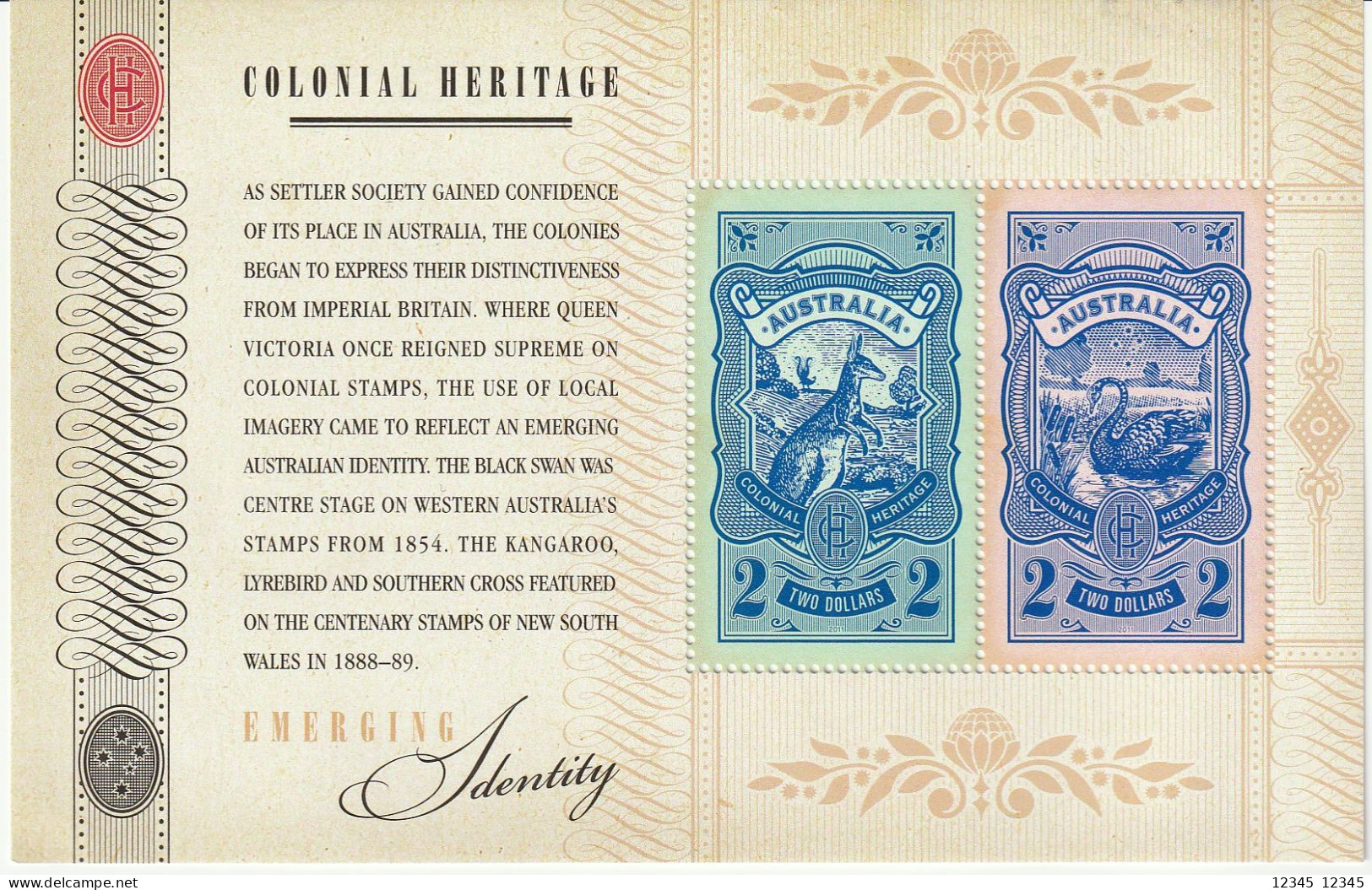 Australië 2011, Postfris MNH, Colonial Heritage - Mint Stamps