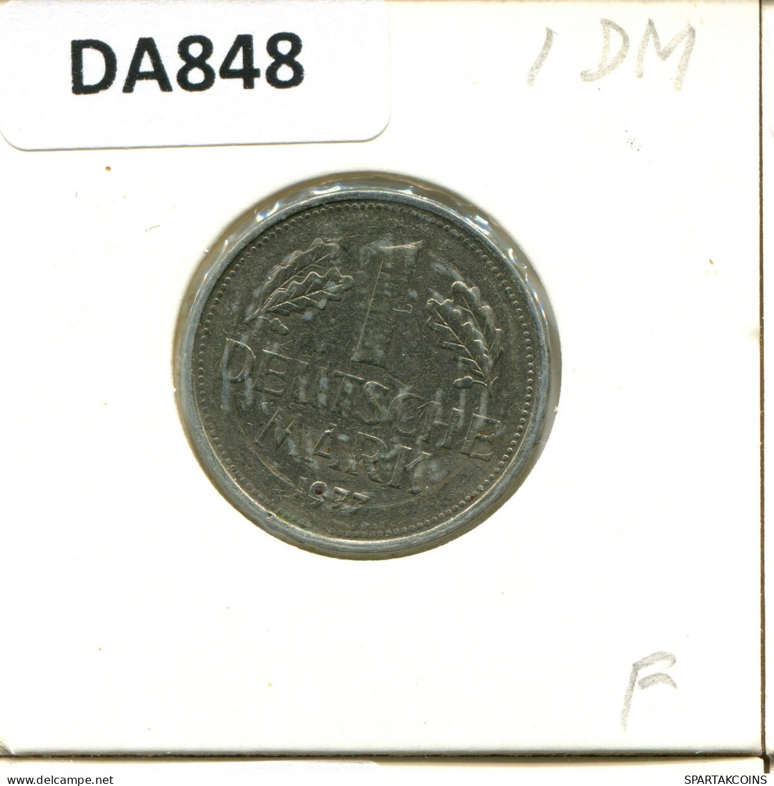 1 DM 1977 J WEST & UNIFIED GERMANY Coin #DA848.U - 1 Marco