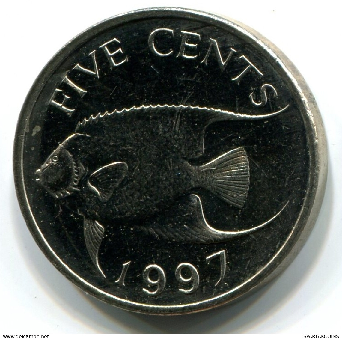 5 CENT 1997 BERMUDA Coin UNC #W11285.U - Bermuda