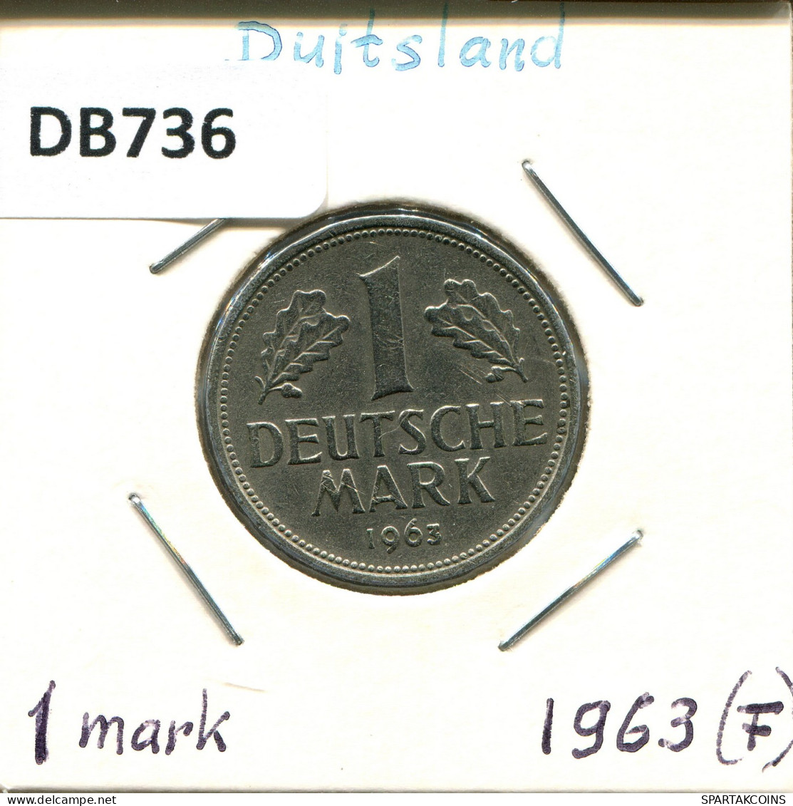 1 DM 1963 F BRD DEUTSCHLAND Münze GERMANY #DB736.D - 1 Marco