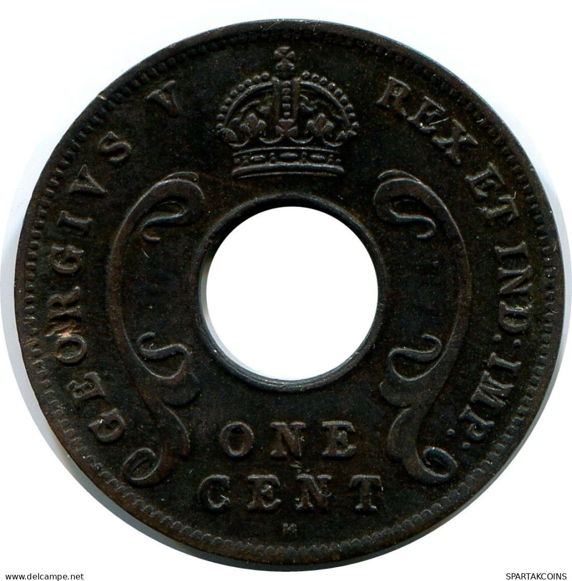 1 CENT 1924 OSTAFRIKA EAST AFRICA Münze #AP870.D - Britse Kolonie