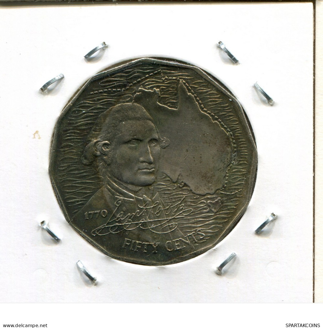 50 CENTS 1970 AUSTRALIEN AUSTRALIA Münze #AS254.D - 50 Cents