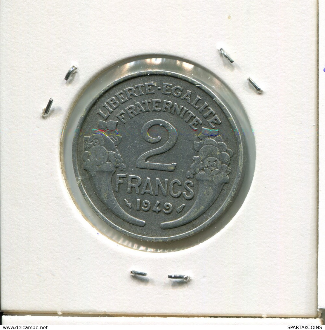 2 FRANCS 1949 FRANKREICH FRANCE Französisch Münze #AN991.D - 2 Francs