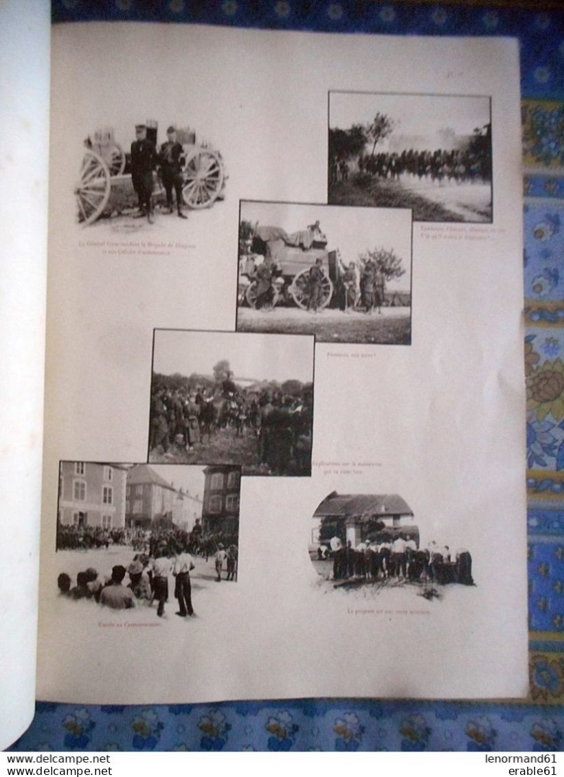 LES GRANDES MANOEUVRES DE LA 11 EME DIVISION 1900 PHOTOTYPIE D ART A BERGEREC NANCY - Documents