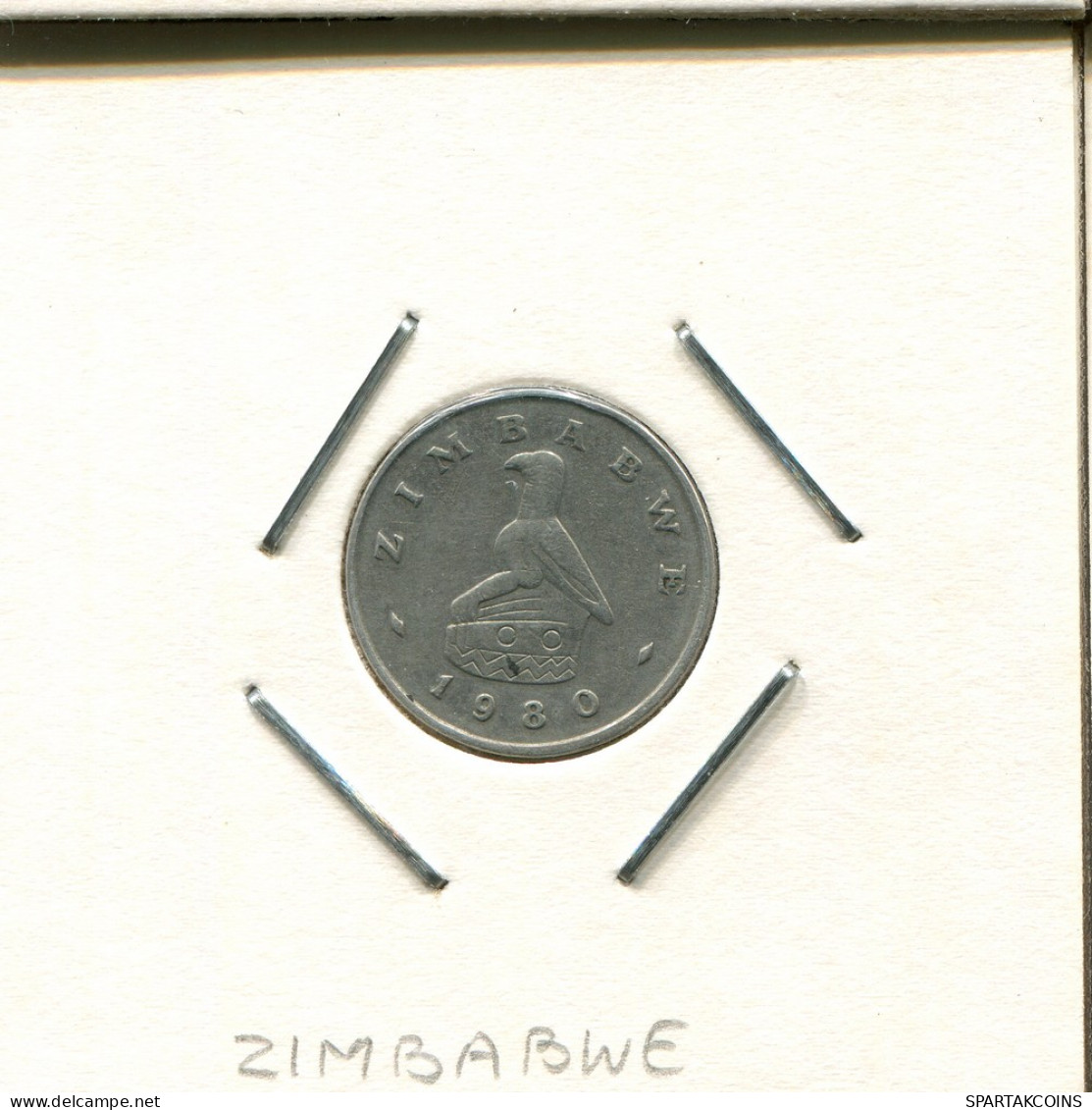 5 CENTS 1980 SIMBABWE ZIMBABWE Münze #AS040.D - Simbabwe