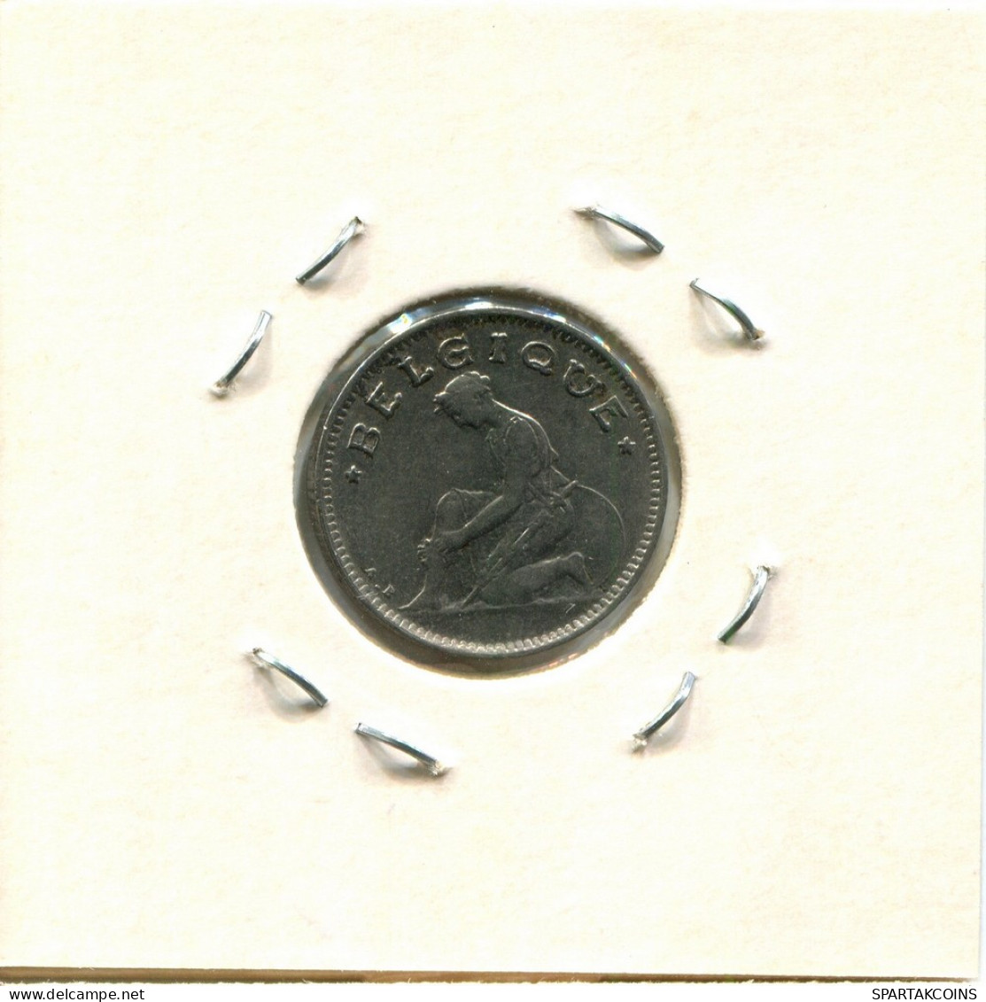 50 CENTIMES 1927 Französisch Text BELGIEN BELGIUM Münze #BA348.D - 50 Cents