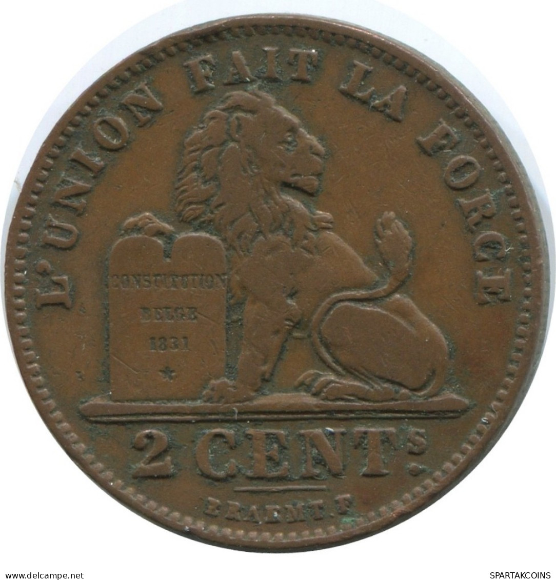 2 CENTIMES 1905 Französisch Text BELGIEN BELGIUM Münze I #AE743.16.D - 2 Cent