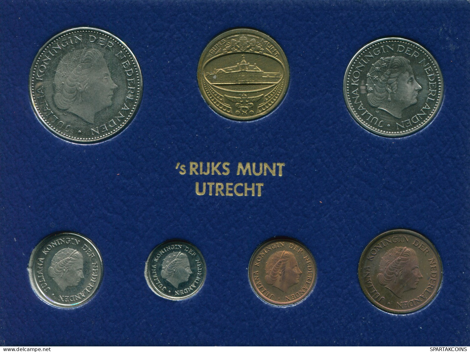 NIEDERLANDE NETHERLANDS 1978 MINT SET 6 Münze + MEDAL #SET1044.7.D - Jahressets & Polierte Platten