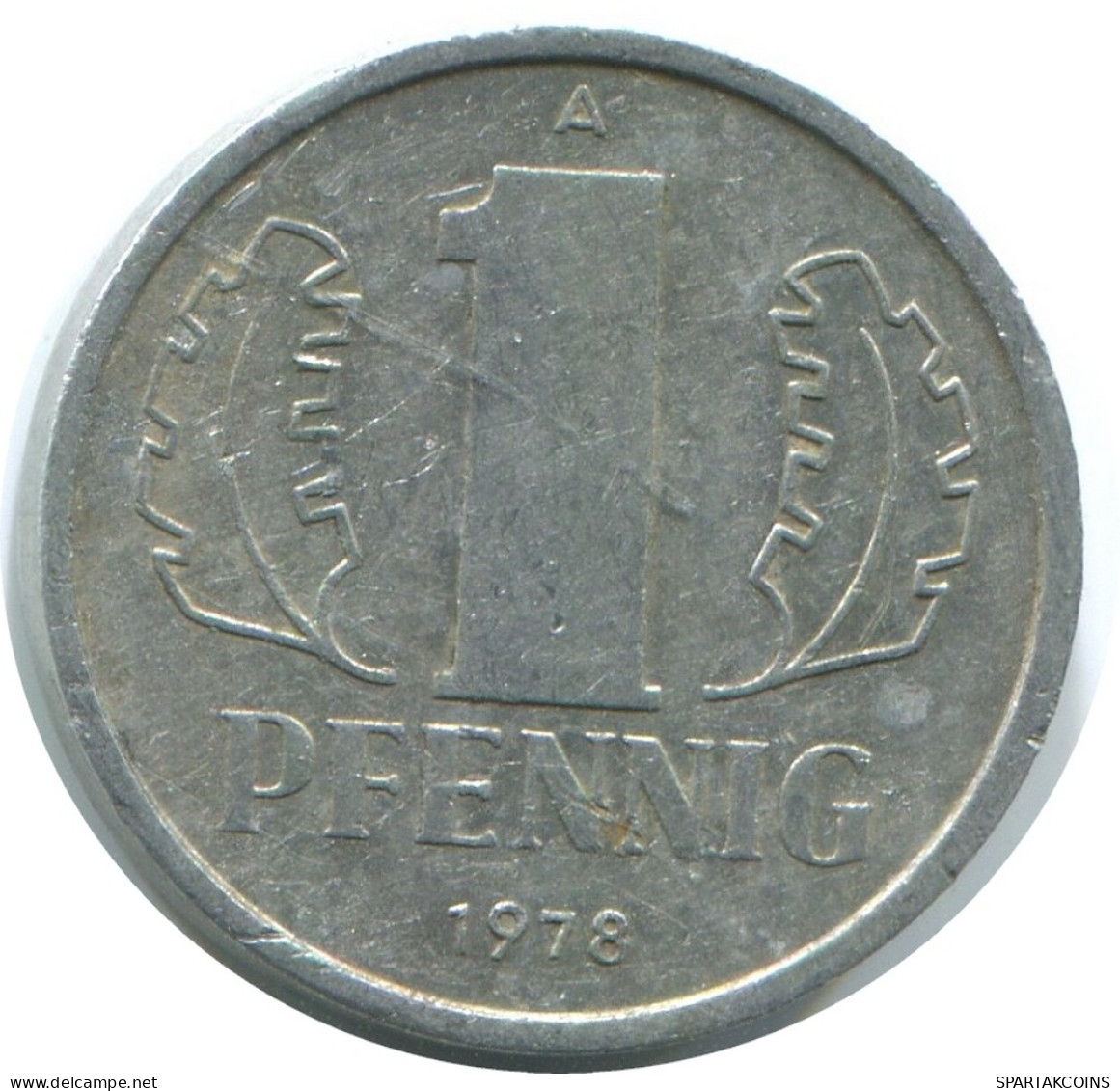 1 PFENNIG 1978 A DDR EAST DEUTSCHLAND Münze GERMANY #AE060.D - 1 Pfennig