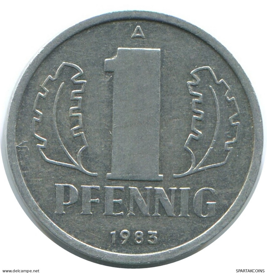 1 PFENNIG 1983 A DDR EAST DEUTSCHLAND Münze GERMANY #AE050.D - 1 Pfennig