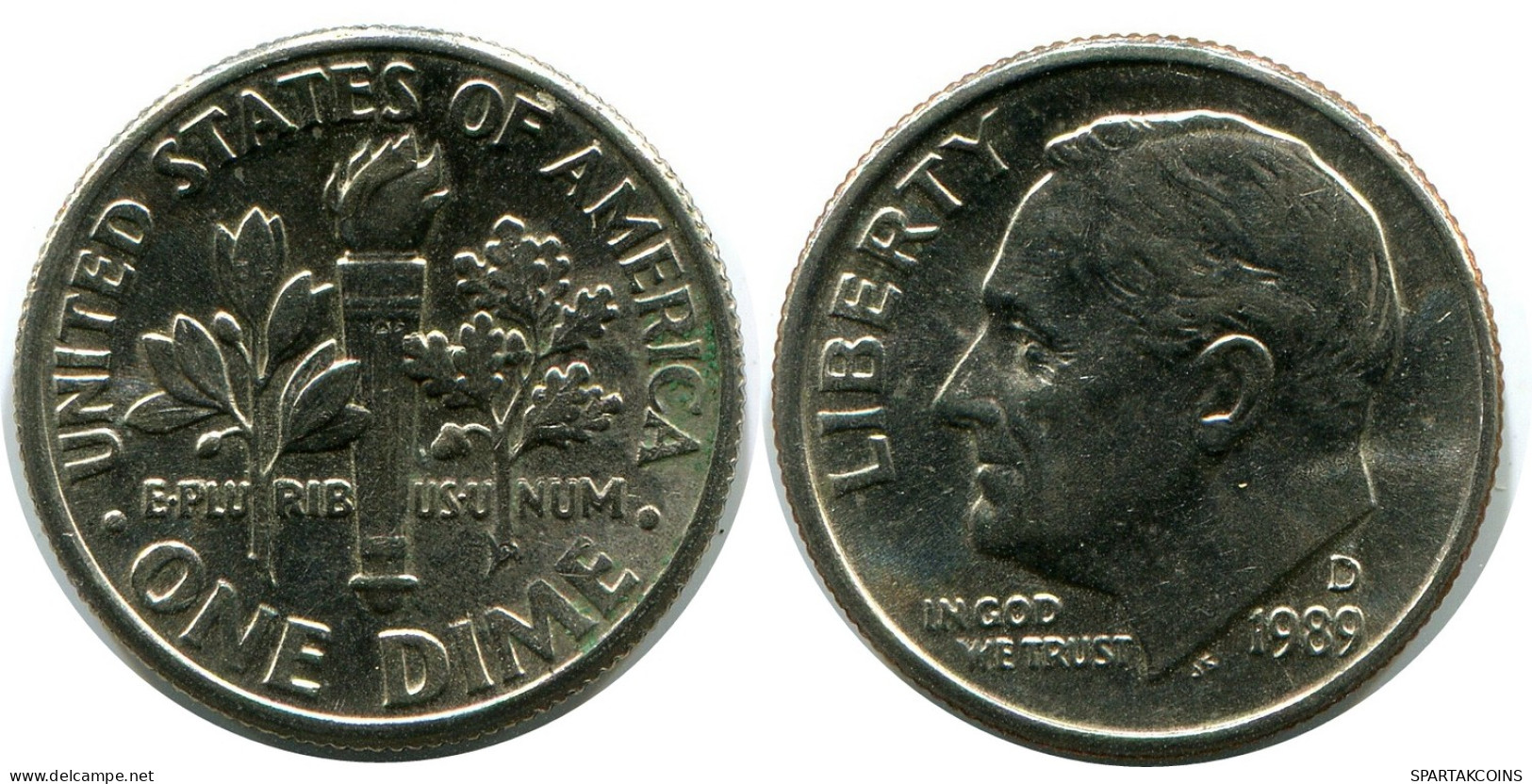 10 CENTS 1989 USA Münze #AZ249.D - 2, 3 & 20 Cent