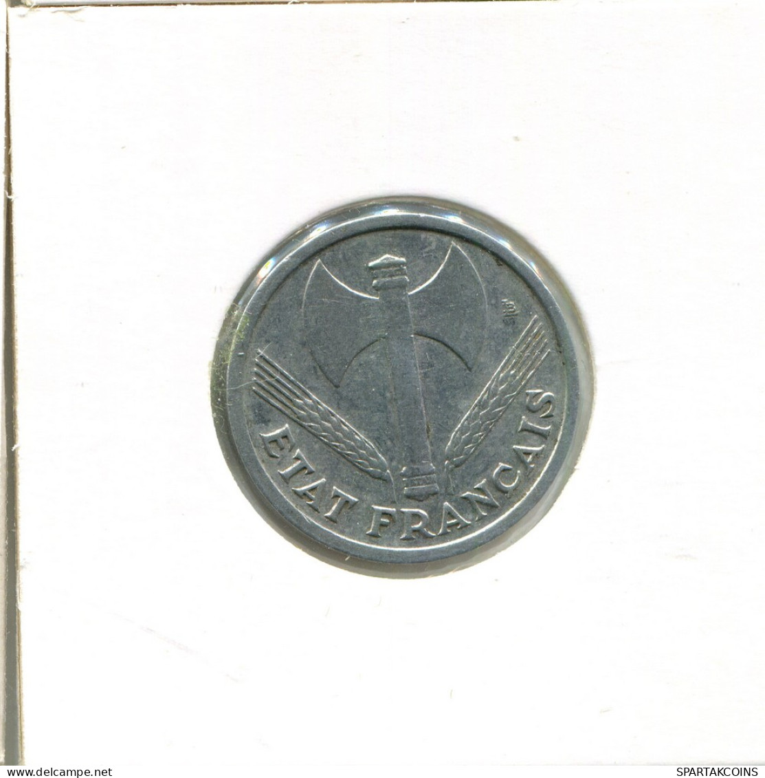 1 FRANC 1943 FRANKREICH FRANCE Französisch Münze #BA755.D - 1 Franc
