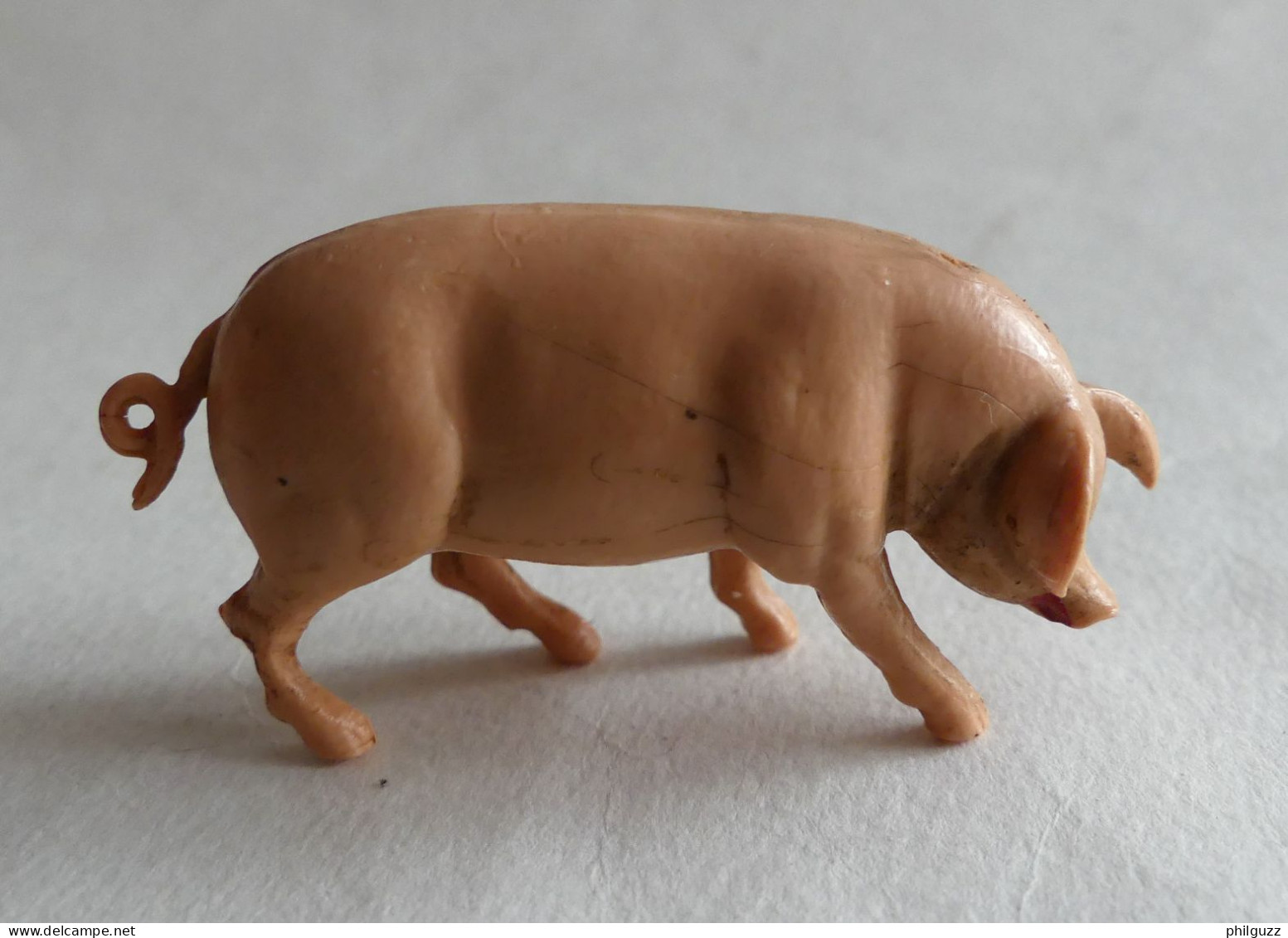 FIGURINE STARLUX  - ANIMAUX ANIMAL DE LA FERME - COCHON 4112 (2) Pas Clairet - Schweine