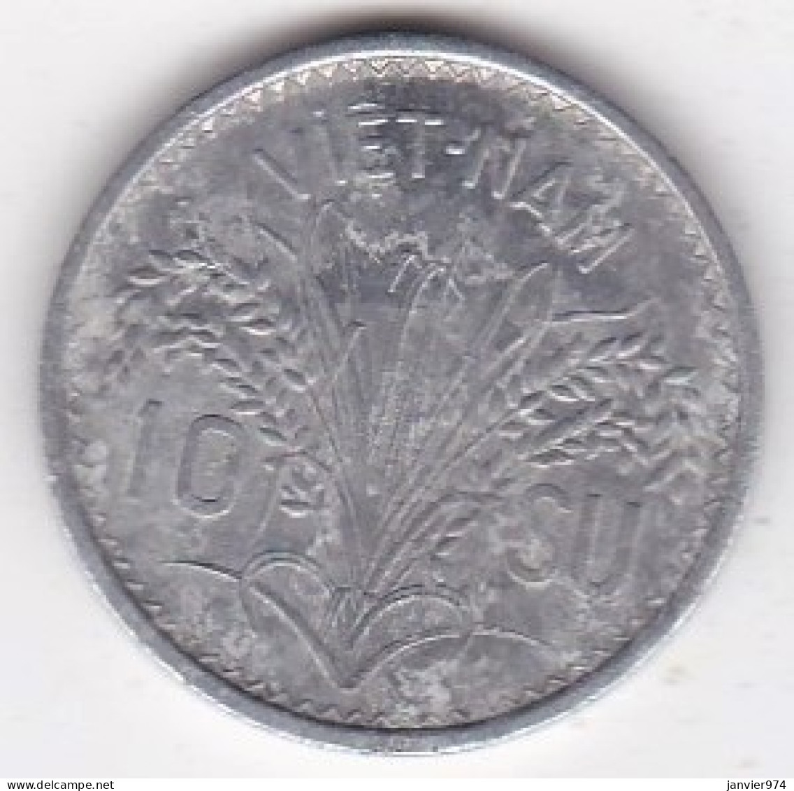 Vietnam Du Sud 10 SU 1953, En Aluminium , KM# 1 - Vietnam