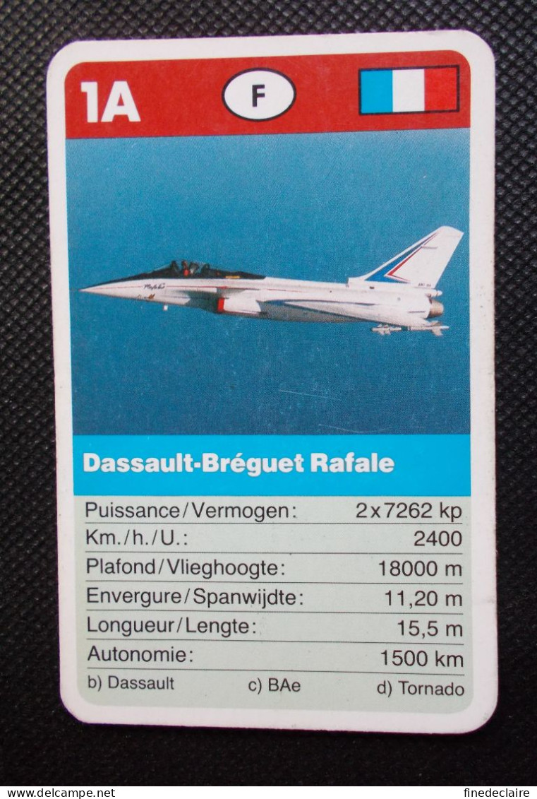 Trading Card - ( 6 X 9,2 Cm ) - Avion / Plane - Dassault Bréguet Rafale - France - N°1A - Motoren