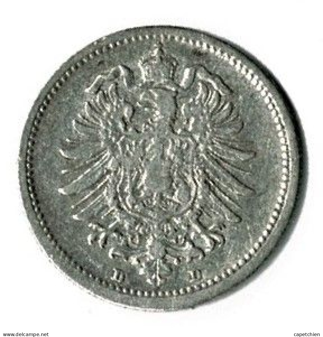 ALLEMAGNE / 20 PFENNIG / 1874 D/ ARGENT / ETAT SUP - 20 Pfennig