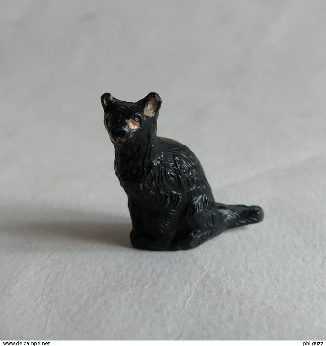 FIGURINE MARQUE INCONNUE CHAT NOIR (2) Pas Clairet Starlux Cyrnos - Katzen