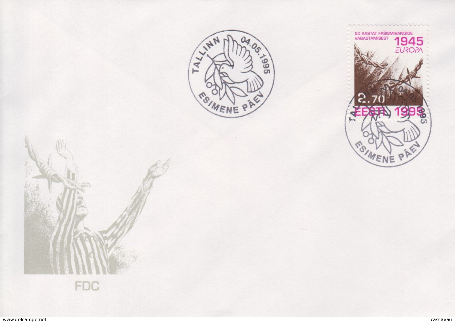 Enveloppe  FDC  1er  Jour   ESTONIE    EUROPA    1995 - 1995