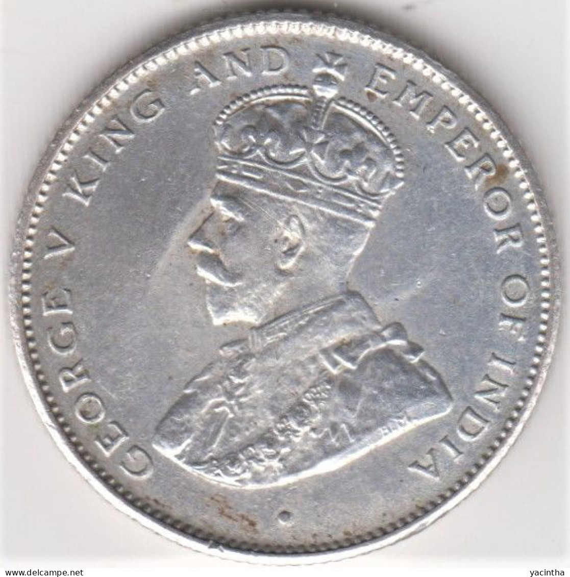 @Y@   Sri Lanka / Ceylon   50  Cent  1922    (4922) - Sri Lanka