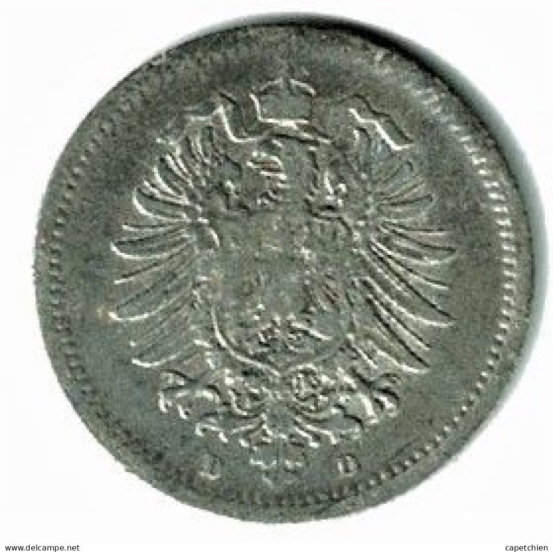 ALLEMAGNE / 20 PFENNIG / 1875 D/ ARGENT / ETAT SUP - 20 Pfennig