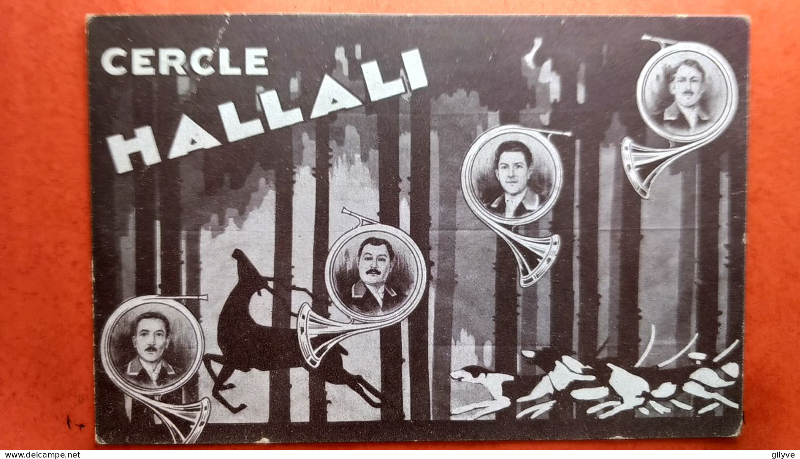 CPA.  Cercle HALLALI .   (AF.220) - Chasse