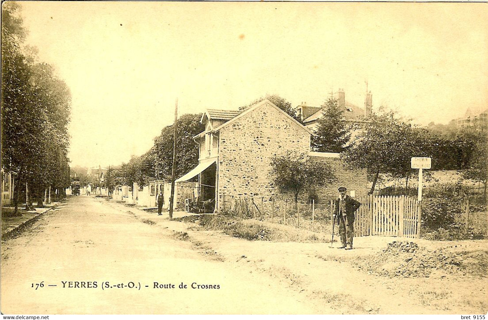 91 YERRES ROUTE DE CROSNES A DROITE CHEMIN LE THUMIERE - Yerres