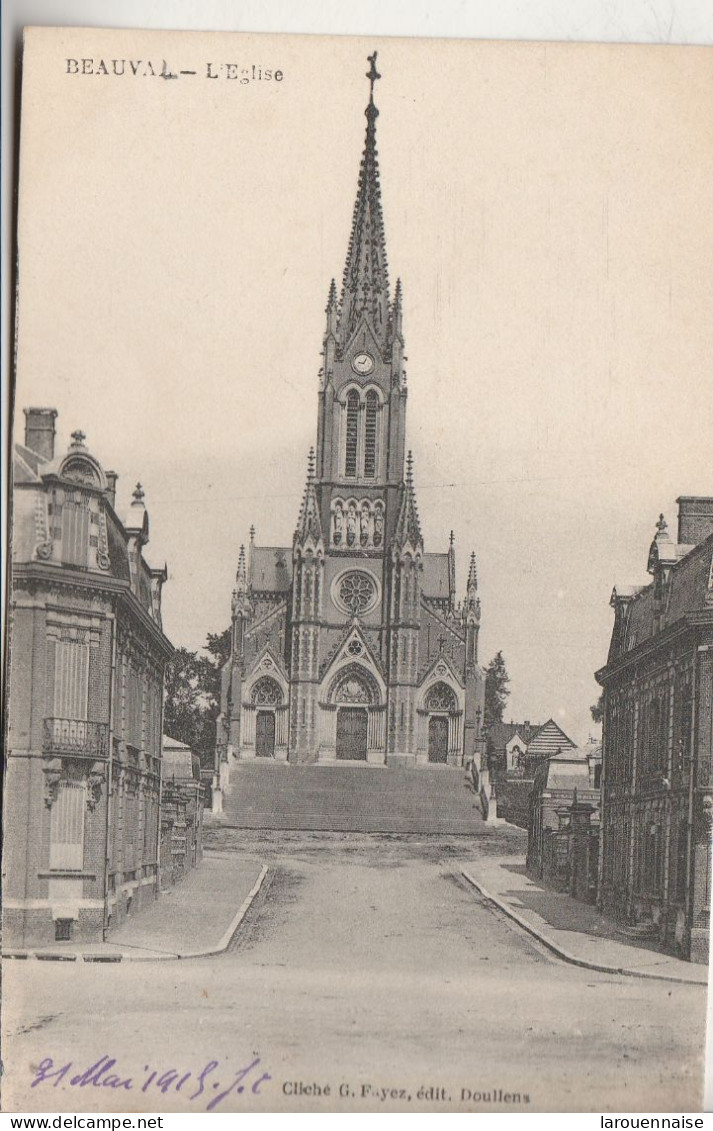 80 - BEAUVAL - L' Eglise - Beauval