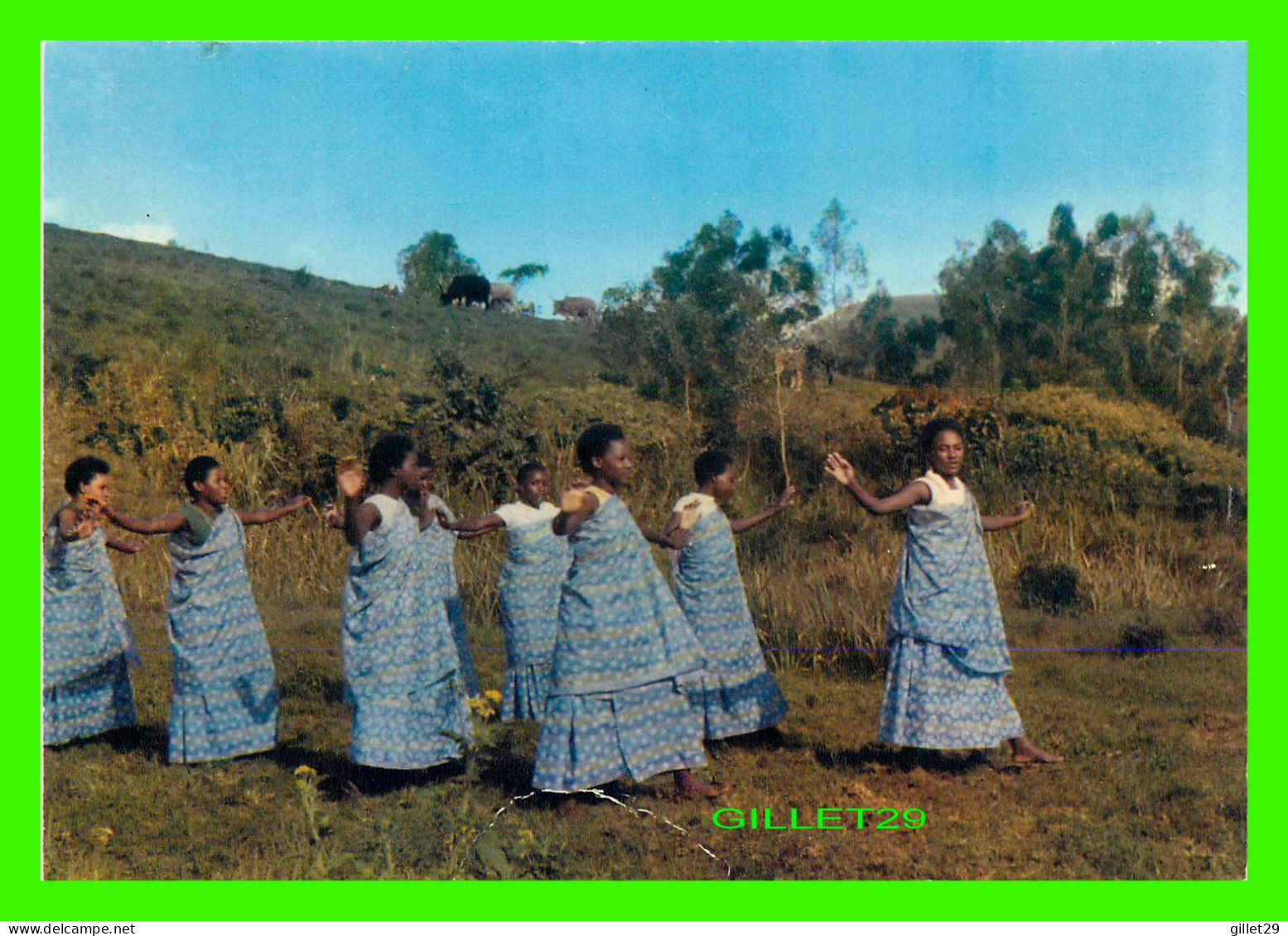 BURUNDI, AFRIQUE - TROUPE DE DANSEUSES - ÉCRITE EN 1976 - CLICHÉ, G. MAILET - - Burundi