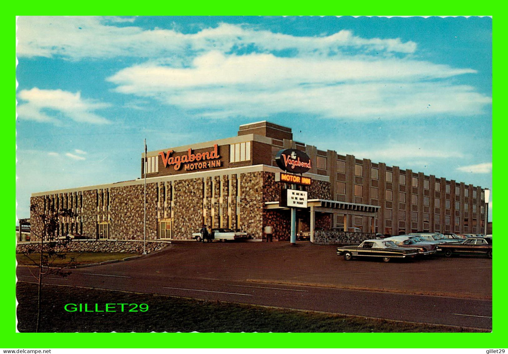 RÉGINA, SASKATCHEWAN - VAGABOND MOTOR INN - OLD CARS - COLOR PRODUCTIONS LTD - JOE FARTAK - - Regina