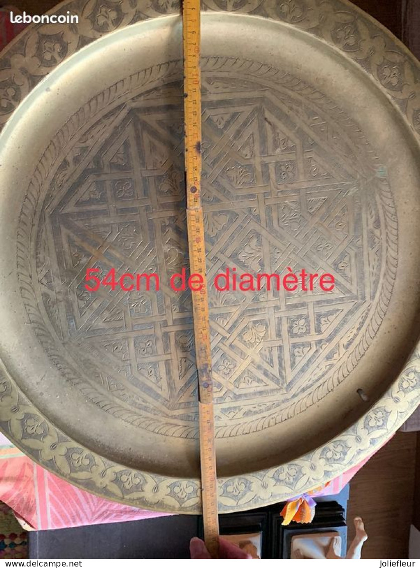 Table D’appoint Vintage, Table De Thé Ou Basse Marocaine, Table à Plateau - Tafels & Bijzettafels