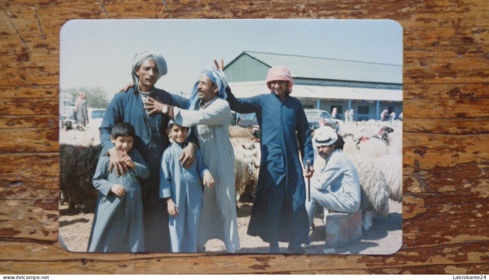 REF 631 : Photo Originale 12.5 X 8.5 Cm  Koweit Marchand De Mouton - Kuwait