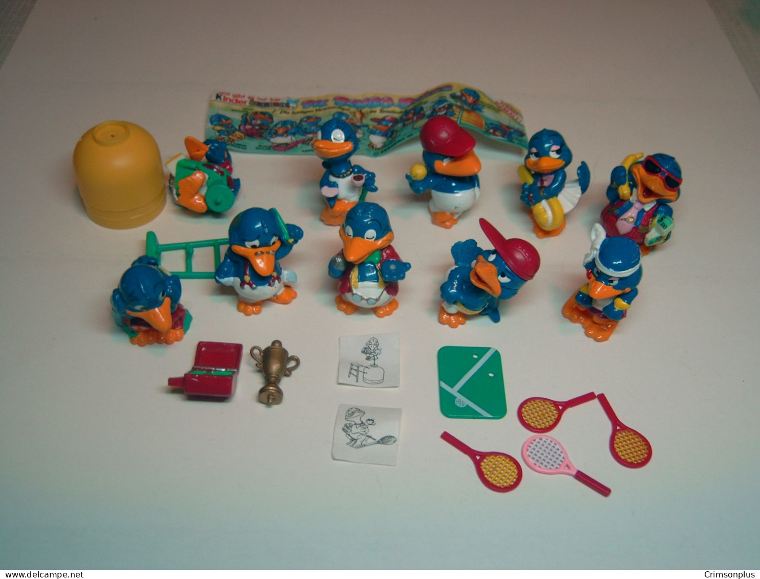 1996 Ferrero - Kinder Surprise - Die Bingo Birds - Complete Set + BPZ - Monoblocs