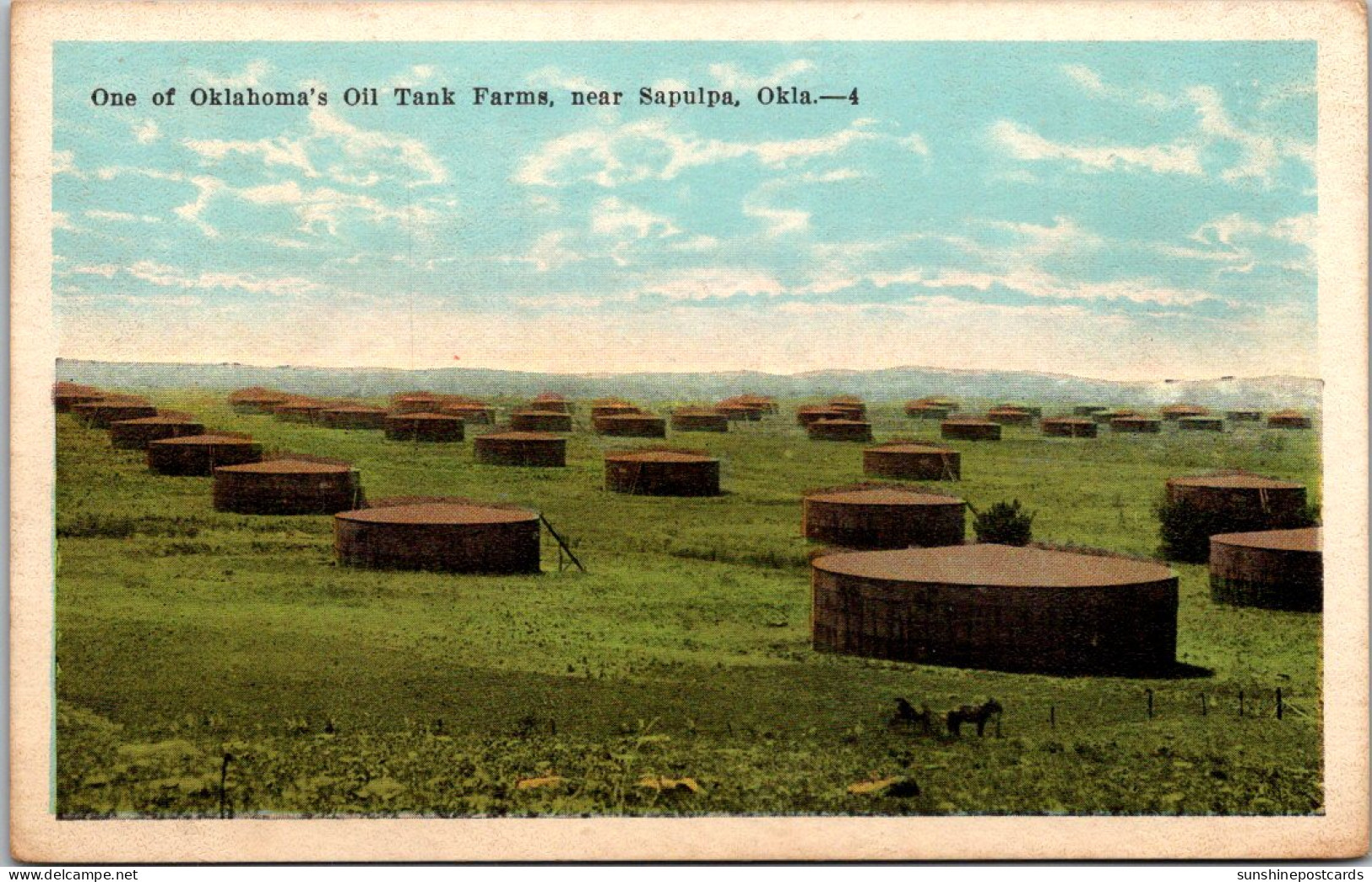 Oklahoma Oil Tank Farm Near Sapulpa  - Autres & Non Classés