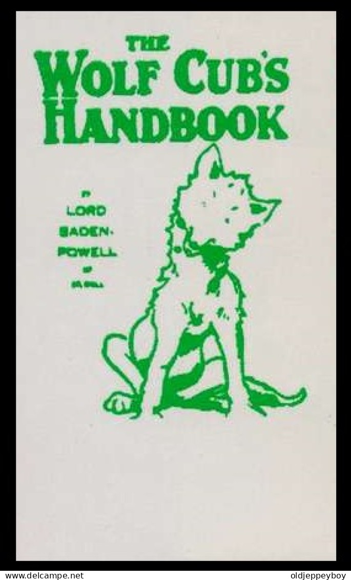 MNH** Wolf Cubs Handbook Lord Baden Powell   VIGNETTE SCOUTS POSTER STAMP  Pfadfinder CINDERELLA SCOUTING SCOUTISMO - Nuovi